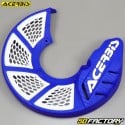 245mm front brake disc protector Acerbis X-Brake 2.0 blue and white