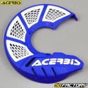 245mm front brake disc protector Acerbis X-Brake 2.0 blue and white