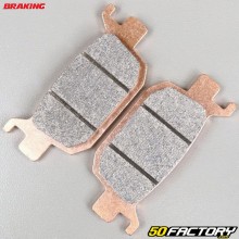 Sintered metal rear brake pads Honda Nes, Forza, Swing , SH ... Braking