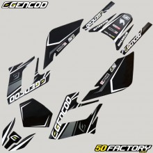 Kit decorativo Derbi Senda DRD Racing (2004 - 2010) Gencod Evo blanco