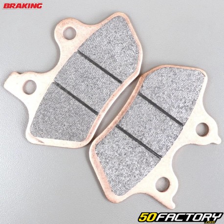 Pastillas de freno de metal sinterizado Harley Davidson XL 1200 S Deporte, Fat Boy 1450 ... Braking