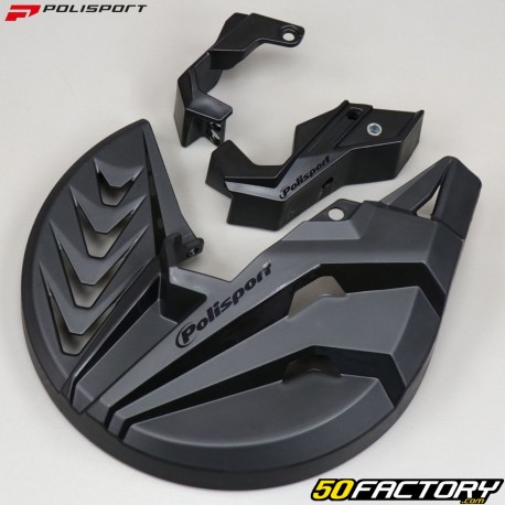 Front brake disc protector KTM EXC-F 350, Husqvarna FC 450 ... (after 2015) Polisport black