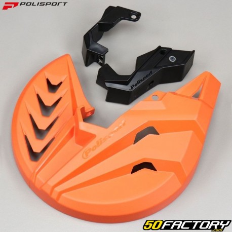 Protector de disco de freno delantero KTM EXC-F 350, Husqvarna FC 450 ... (después de 2015) Polisport naranja