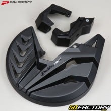 Protège disque de frein avant Honda CRF 250 R, RX et 450 Polisport noir