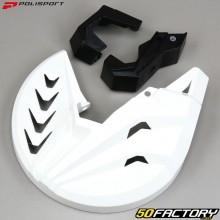 Protège disque de frein avant Honda CRF 250 R, RX et 450 Polisport blanc