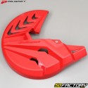 Front brake disc protector Honda CRF 250 R, RX and 450 Polisport red