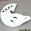 Front brake disc protector Yamaha YZ 125, YZF 250 and 450 Polisport white