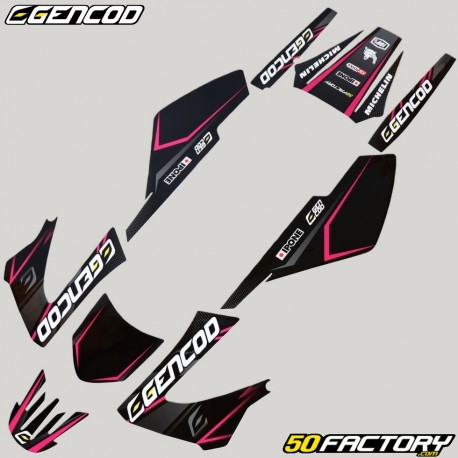 Dekor kit Derbi Senda (2004 - 2010) Gencod Pink evo