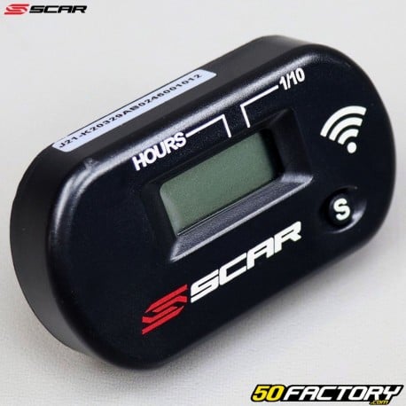 Wireless hour counter Scar black