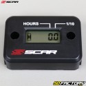 Wired hour counter Scar black