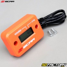 Wired hour meter Scar Orange