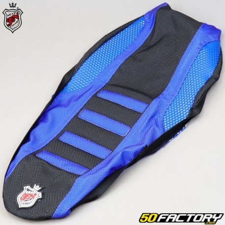 Capa de banco Yamaha YZF 250, 450 (desde 2018), WR-F (desde 2019) JN Seats azul e preto