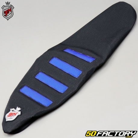 Capa de banco Yamaha YZ 65 (desde 2019) JN Seats Preto e azul