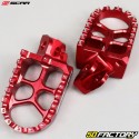 Footrest Suzuki RM 85 Scar Evolution red