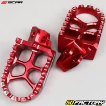 Apoio para os pés Suzuki  RM XNUMX Scar Evolution  vermelho