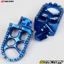 Footrests Kawasaki KX 65, 80 and 85 Scar Evolution  blue