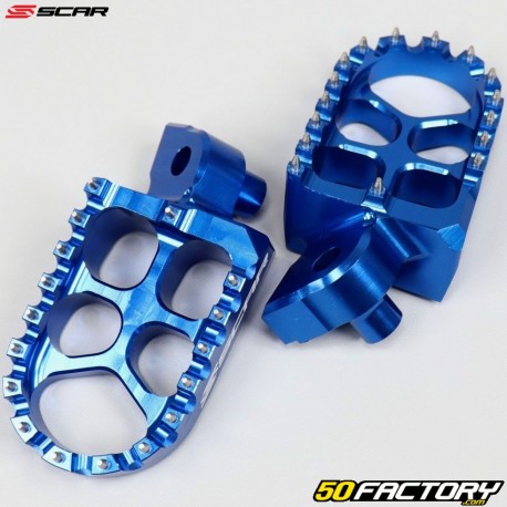 Footrest Yamaha YZ 65, YZF 250, WR-F 450, Fantic XX 125 ... Scar Evolution blue