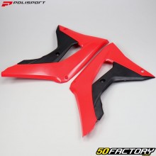 Carénages avant Honda CRF 250 R (2018 - 2021), 450 R, RX (2017 - 2020) Polisport rouges