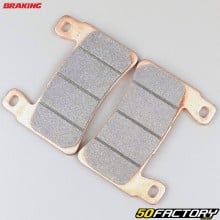 Plaquettes de frein métal fritté Honda CBR 600, Harley Davidson Fat Boy 1690... Braking Evo