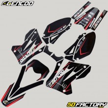 Kit decorativo Sherco SE, SM (2006 - 2012) Gencod Evo vermelho