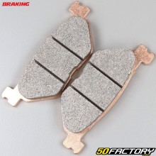 Pastilhas de freio de metal sinterizado Sym Viajando 250, Yamaha Tmax 500, 530 e 560 Braking