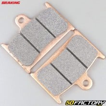 Plaquettes de frein avant métal fritté Suzuki GSX R 750, Triumph Daytona 600... Braking Evo