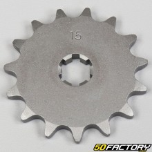 Pignone di uscita della scatola di 15 denti 420 Yamaha DT MX 50, DTR50, FS1, MBK ZX ...