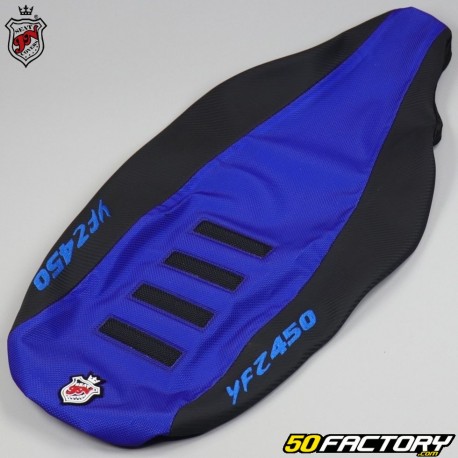 Capa de banco Yamaha YFZ 450 JN Seats azul e preto V2