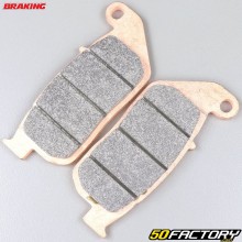 Plaquettes de frein métal fritté Harley Davidson XL 883 et XL 1200 Braking