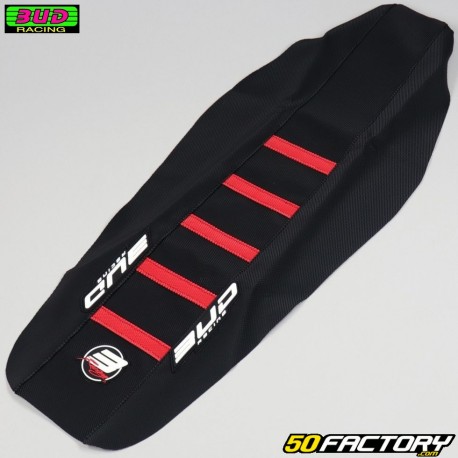 Housse de selle Gas Gas MC 85 (depuis 2021) Bud Racing noire et rouge