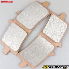 Pastillas de freno de metal sinterizado Aprilia RSV4 1000, BMW HP2 Sport 1200, Husqvarna FS 450 ... Braking Racing Evo