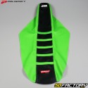 Funda de asiento Kawasaki KXF 250 (2013 - 2016) y 450 (2012 - 2015) Polisport Cebra verde y negra