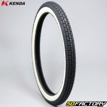 Tire 2.25-19 37L Kenda K252 white sides moped