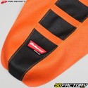 Seat cover KTM SX Xnumx, xnumx, sx -f xnumx (xnumx - xnumx), exc (xnumx - xnumx) Polisport Orange and black zebra