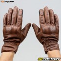 Gloves Street Ixon RS Nizo Air CE approved brown motorcycle