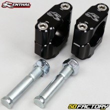 Pontets de guidon Ø36 mm Kawasaki KXF et Yamaha YZ Renthal noirs