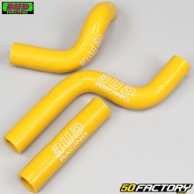 Mangueras de enfriamiento Kawasaki KX 80 y 85 (hasta 2013) Bud Racing amarillos