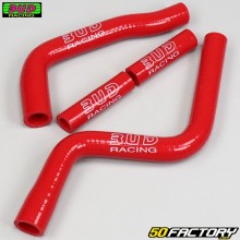Cooling hoses Yamaha YZ 125 (since 2005) Bud Racing red