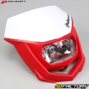 Headlight fairing
 Polisport White and red halo