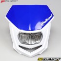 Careta tapa frontal Polisport Halo led blanco y azul