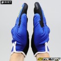 Gants cross Shot Drift Spider homologués CE moto bleus