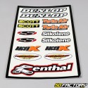 Set of stickers Dunlop MX 23x33cm