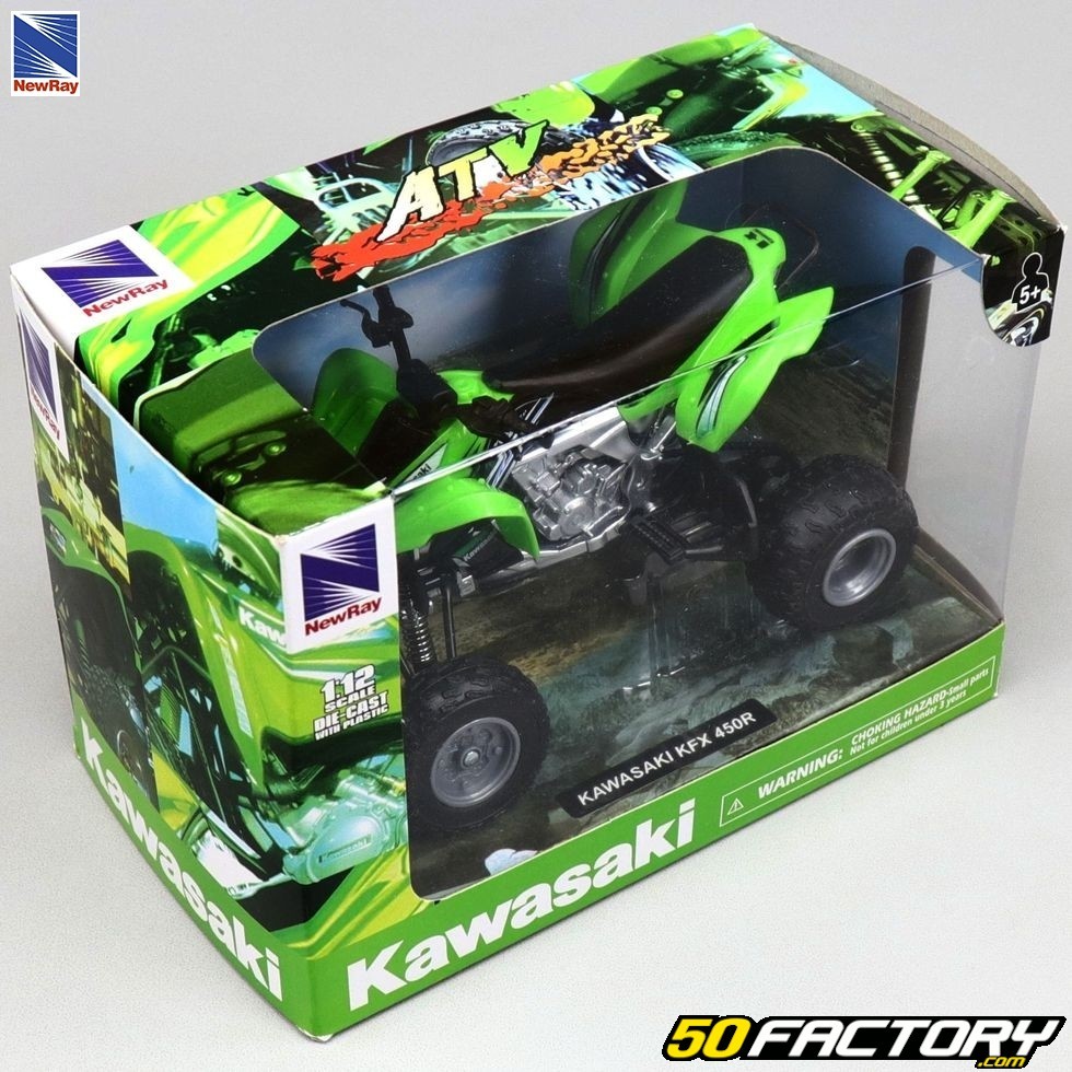 Quad miniature 1/12e Kawasaki KFX 450R New Ray – Miniature quad