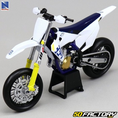 Motocicleta em miniatura 1/12e Husqvarna FS 450 New Ray