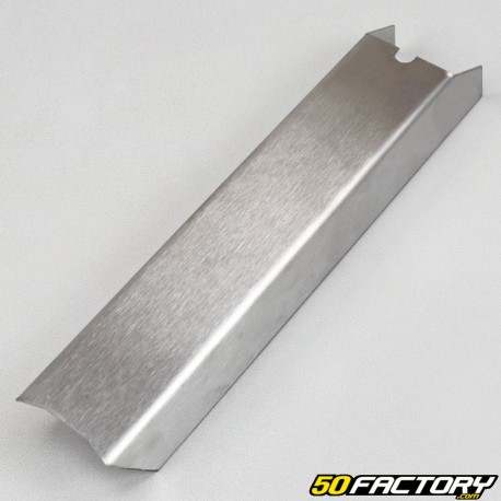 Frame beam cover Peugeot 103 brushed stainless steel