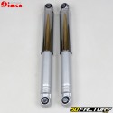 310mm smooth rear shocks Peugeot 103, MBK 51 and Motobecane chrome and gray Imca