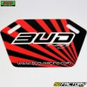 Placa Pit Board Bud Racing rojo