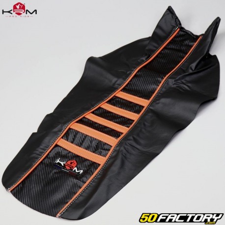 Seat cover Derbi Senda,  Gilera SMT,  RCR (2011 - 2017)...KRM Pro Ride Orange