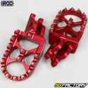 Foot pegs Honda CR 125, CRF 450 R, Kawasaki KXF... IROD red