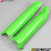 Protèges fourche Kawasaki KXF 250, 450 (depuis 2009) Polisport verts